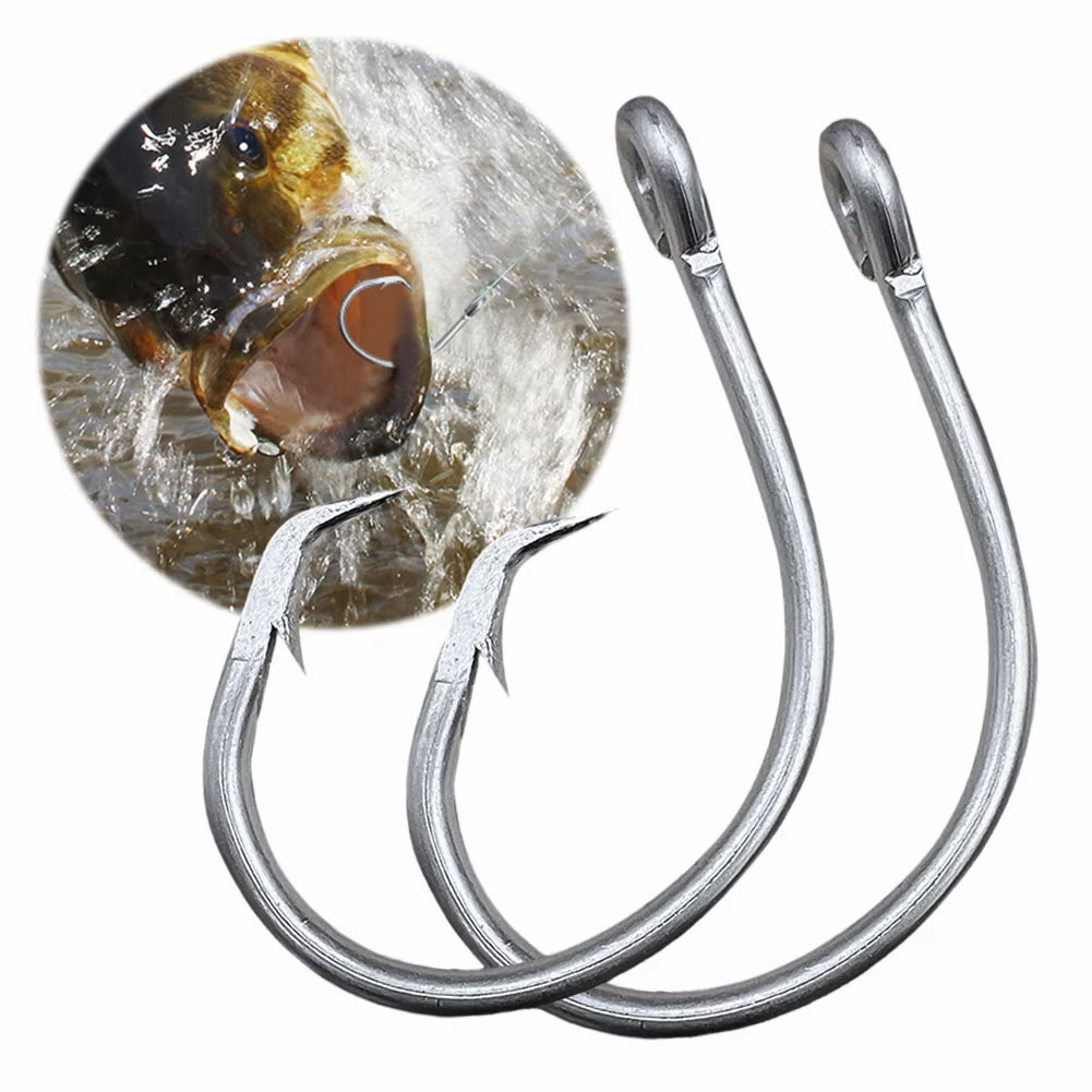 30pcs/box Fishing Hooks Stainl – обзор и цена Fishing Hook Circle