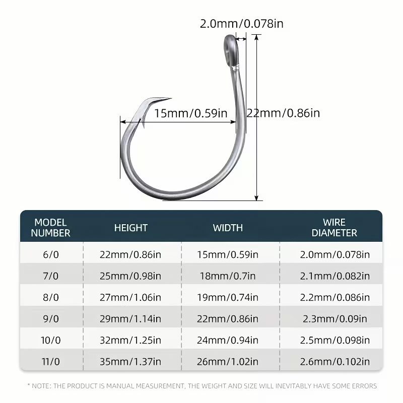 30pcs/box Fishing Hooks Stainl – обзор и цена Fishing Hook Circle