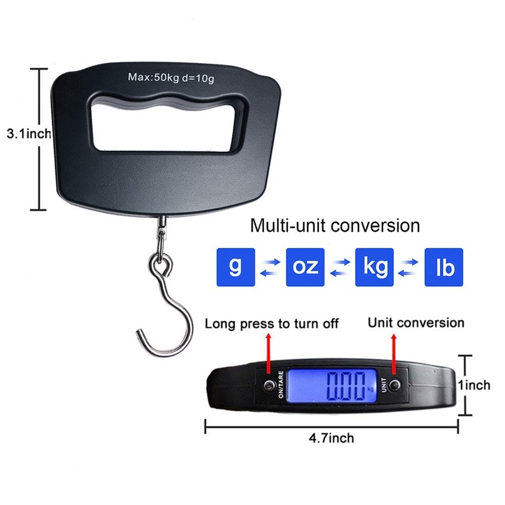 50kg Portable Handheld Digital – обзор и цена Fishing Hook Stainless Steel