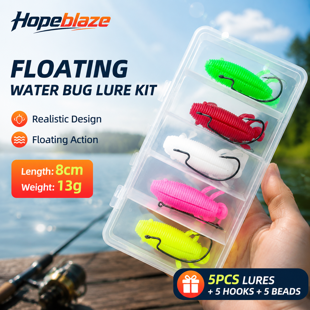 5pcs Floating Soft Frog Lure T – обзор и цена Fishing Hook Offset